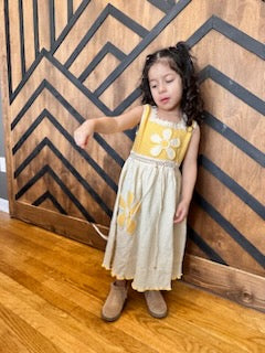 Karla Soft Natural Organic Cotton Dress for Girls Inka Arts, LLC Karla Soft Natural Organic Cotton Dress for Girls Inka Arts, LLC