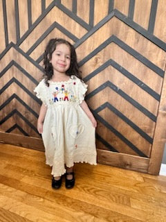 Gardenia Soft Natural Organic Cotton Dress for Girls