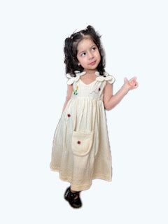 Ladybug Soft Natural Organic Cotton Dress for Girls