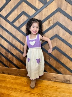 Lucy Soft Natural Organic Cotton Dress for Girls