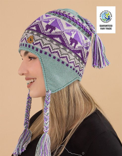 Machupicchu Alpaca Chullo - Timeless Peruvian Winter Hat/Inka Arts LLC