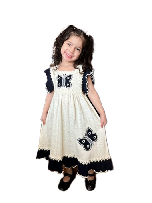 Lisbeth Soft Natural Organic Cotton Dress for Girls