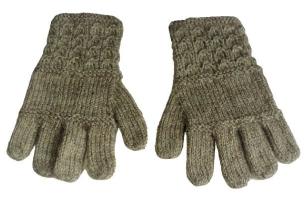 Alpaca Children Gloves - Mittens 'Hand knitted