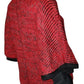 Knitted Cape Alpaca Blend, with Buttons - 'Kimono