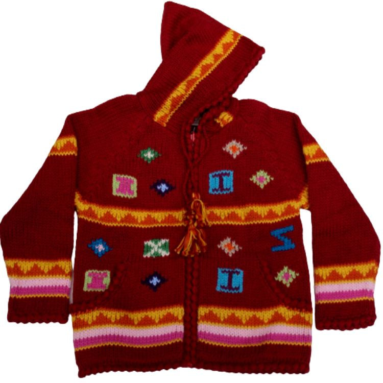 Icon Cotton Hooded Sweaters for Children