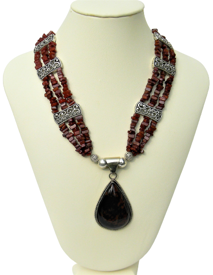 Authentic Handcrafted Necklaces with Natural Stone - TIGER EYES