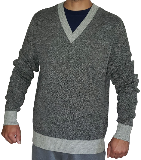 Men's Alpaca Sweater V Neck Pullover