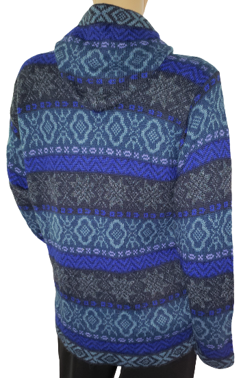 Hoodie Unisex Alpaca Full Zip Sweater