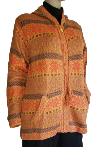 Hoodie Unisex Alpaca Full Zip Sweater