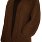 Alpaca Authentic Women's Sweater, Cardigan Blended 'Open Front