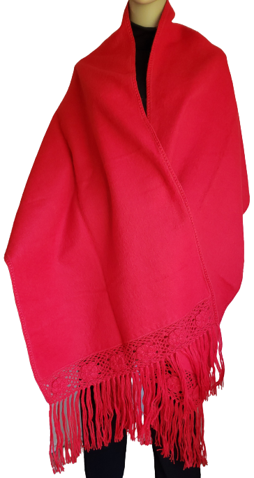 Alpaca Shawl - Wrap - Ruana -Cape Alpaca Blend, Rectangle design