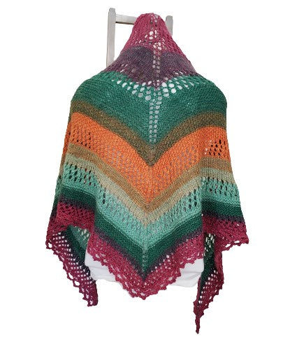 Alpaca Blended Hand Knitted Wraps/Shawls -ANDES