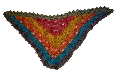 Alpaca Blended Hand Knitted Wraps/Shawls - BUTTERFLY