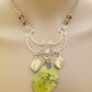 Handcrafted Necklaces Set with Natural Stone-SERPENTINE