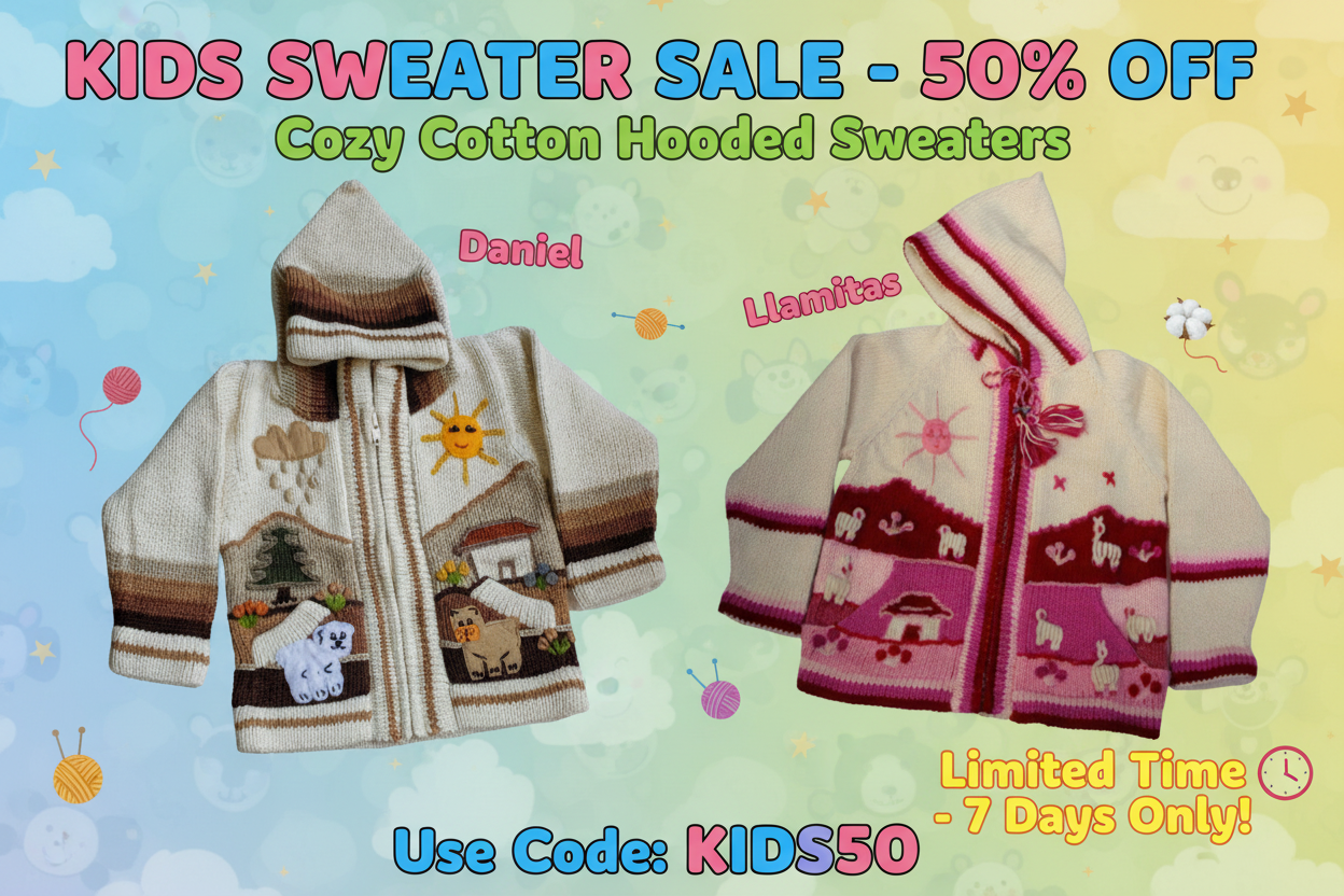 50% Off Kids Cotton Sweaters