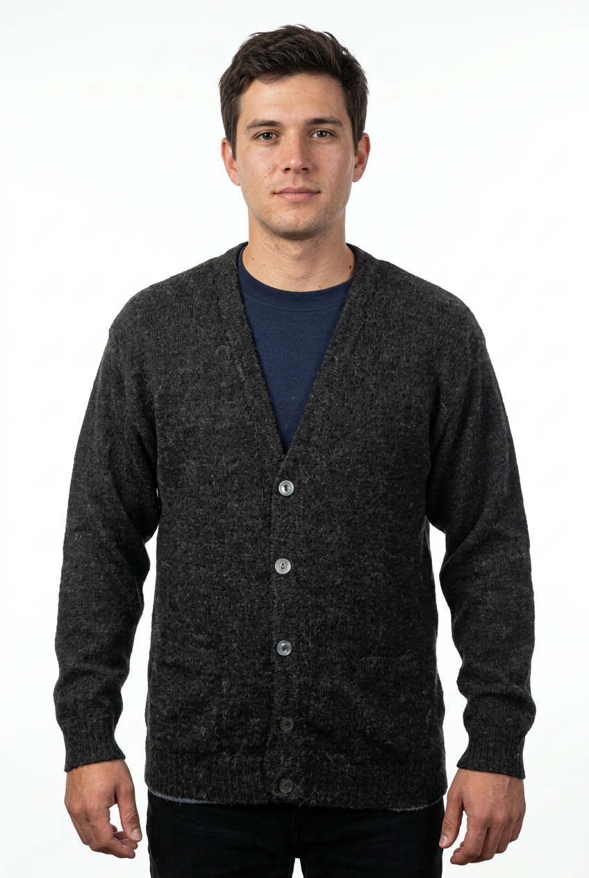 Dark cardigan model preview