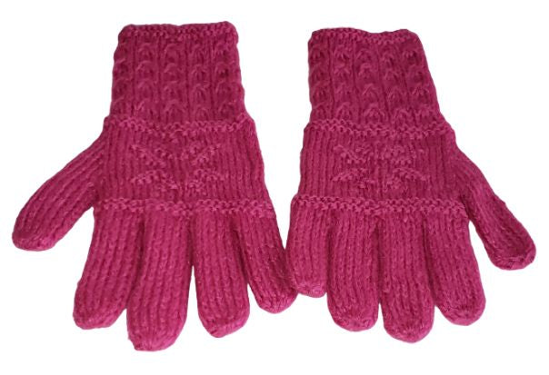 Alpaca Children Gloves - Mittens 'Hand knitted