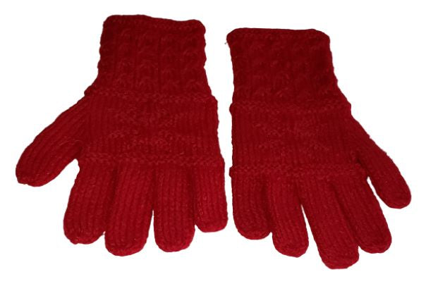 Alpaca Children Gloves - Mittens 'Hand knitted