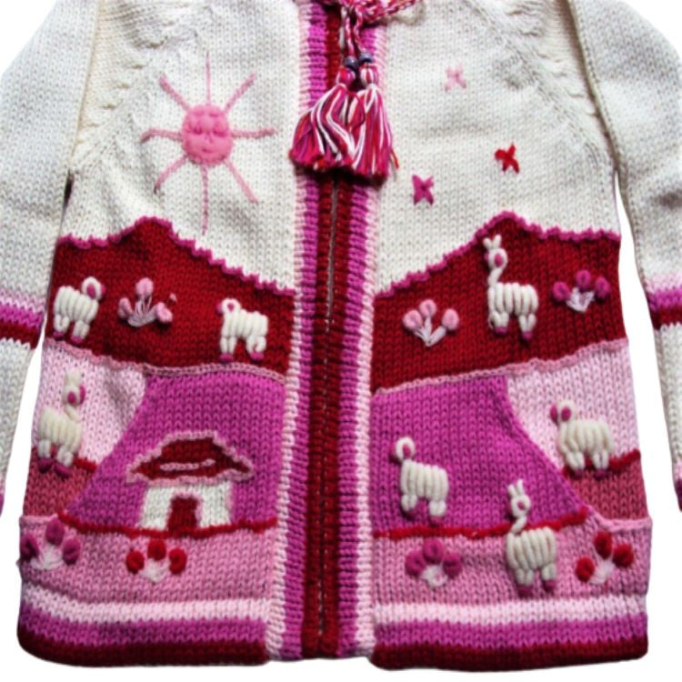 Llamitas Cotton Sweater for Children