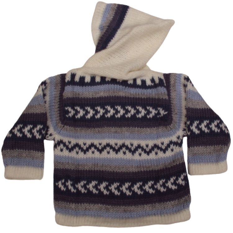 Tobi Alpaca Blended Hooded Sweater for Children