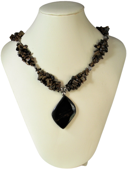 Authentic Handcrafted Necklaces with Natural Stone - TIGER EYES