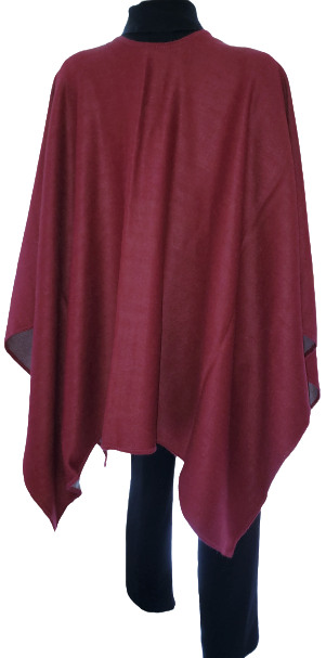 Alpaca Ruana, Cape--Warm & Extravagant