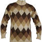 Men's Alpaca Sweater with Full Zipper-Quarter Zipper Pullover