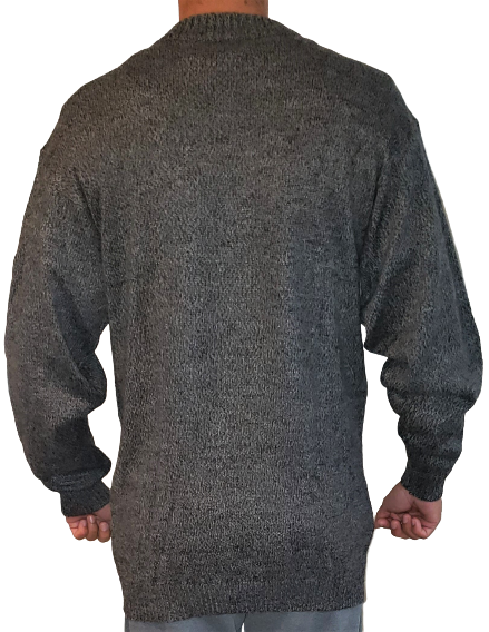 Men's Alpaca Sweater Round Neck Pullover