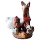 Peruvian Hand Made CHRISTMAS Folk Art -ALPACA