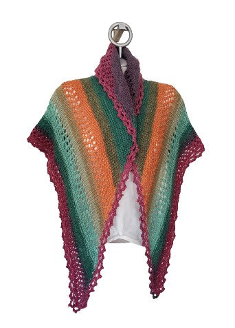 Alpaca Blended Hand Knitted Wraps/Shawls -ANDES