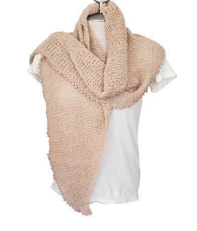 Alpaca Hand Knitted Wraps/Shawls- Lace design