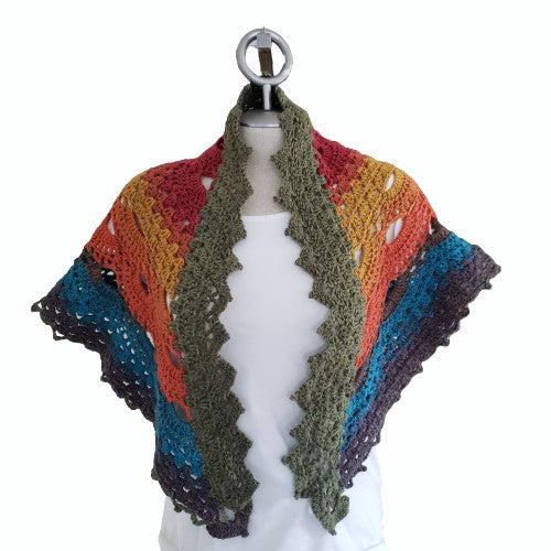 Alpaca Blended Hand Knitted Wraps/Shawls - BUTTERFLY