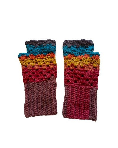 Alpaca Blended Hand Knitted Gloves - Fingerless-FALL