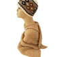 Alpaca Hand Knitted Hats- Natural Rhombo