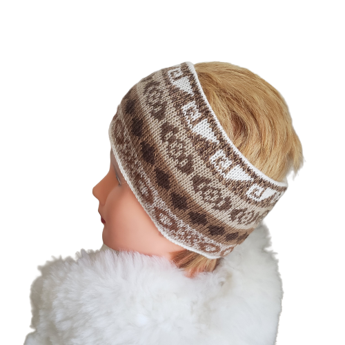 Alpaca Reversible Headband - UNISEX Headband