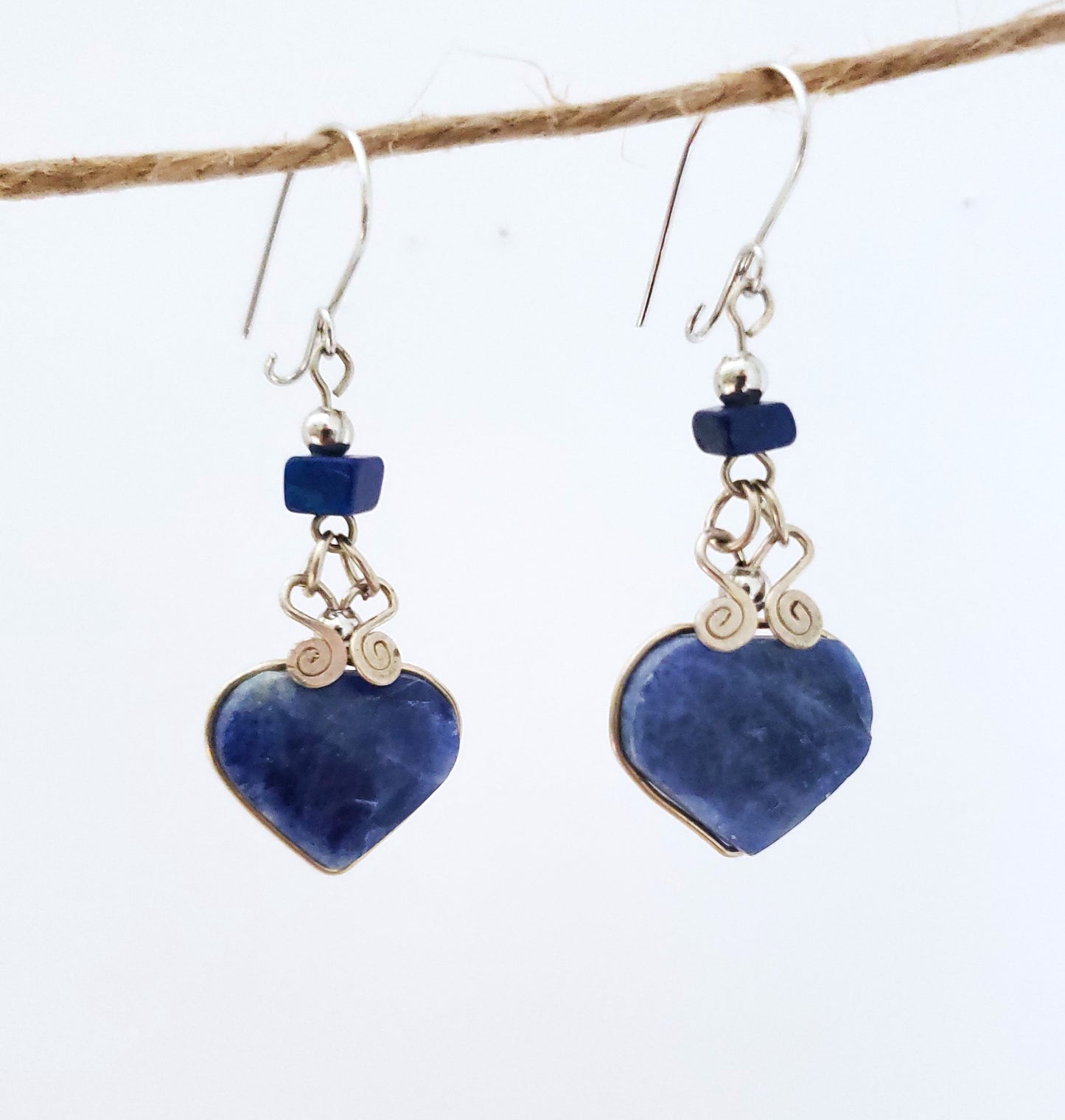 Handcrafted Necklaces Set with Natural Stone-SODALITE