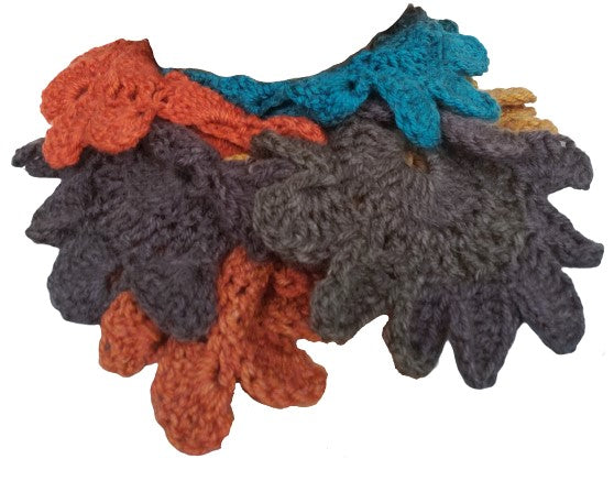 Alpaca Blended Hand Knitted Scarves-FALL