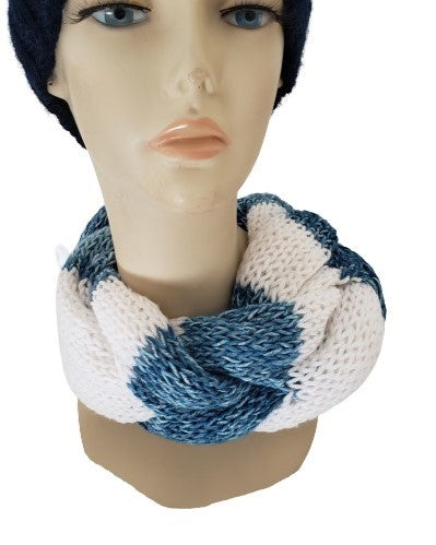 Alpaca Blended Hand Knitted Scarves-BRAID